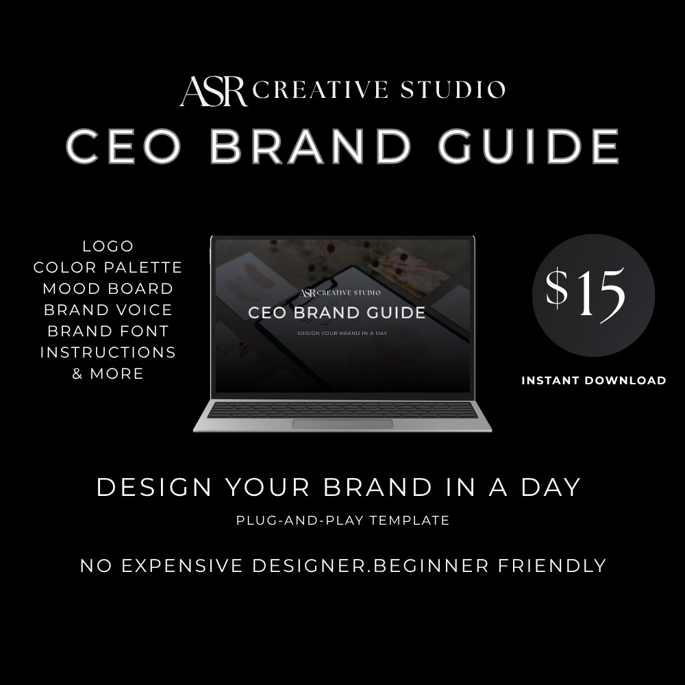 ASR Creative Studio- CEO Brand Guide