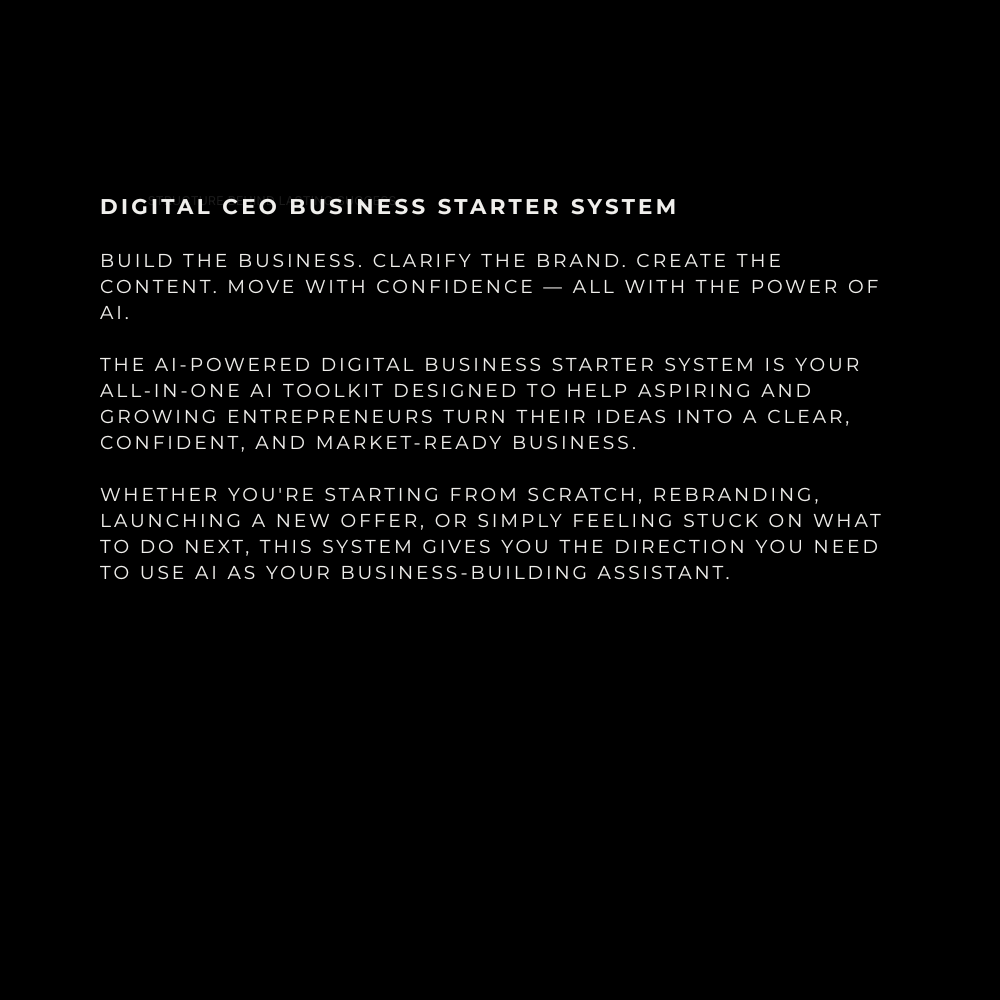 ASR Creative Studio-Digital CEO System